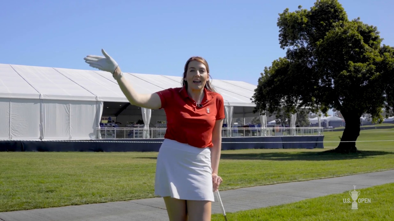 All Access With Hally Leadbetter: Trying to Best Tiger's First-Hole Scores