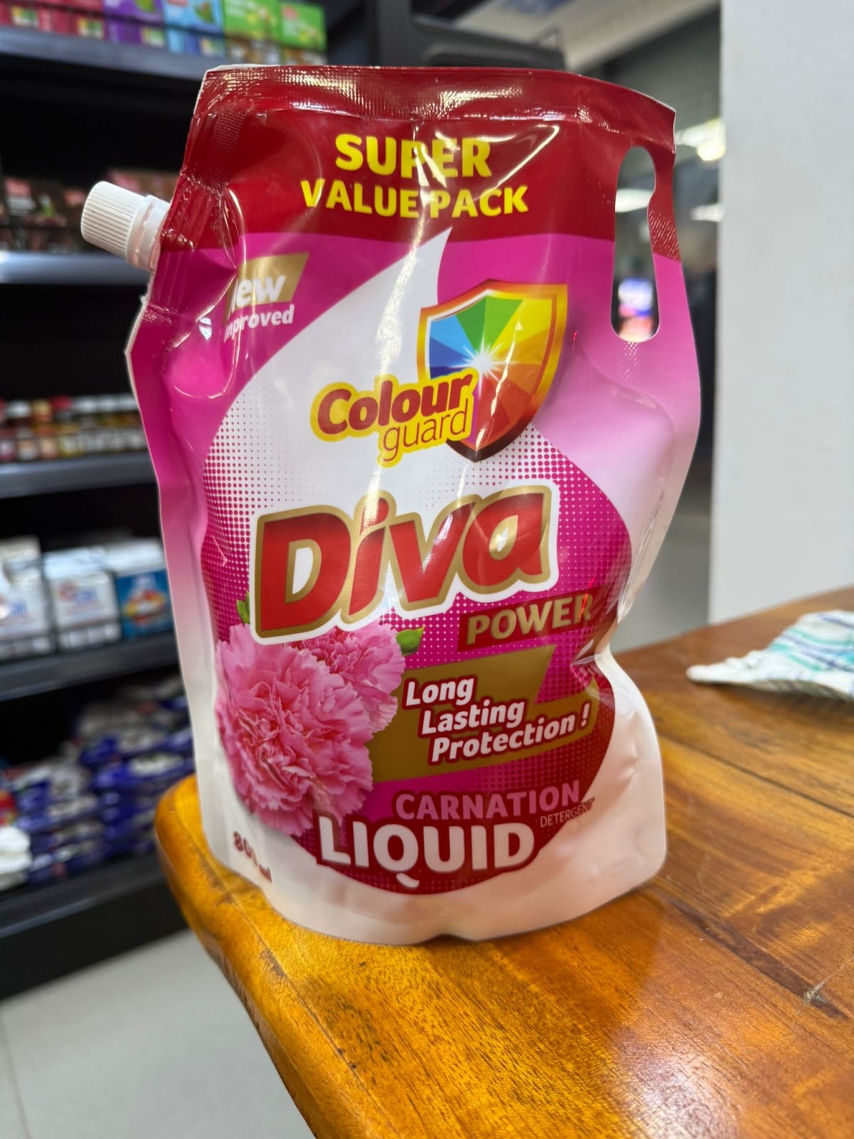 Diva Powder Carnation Liquid Detergent 800ml