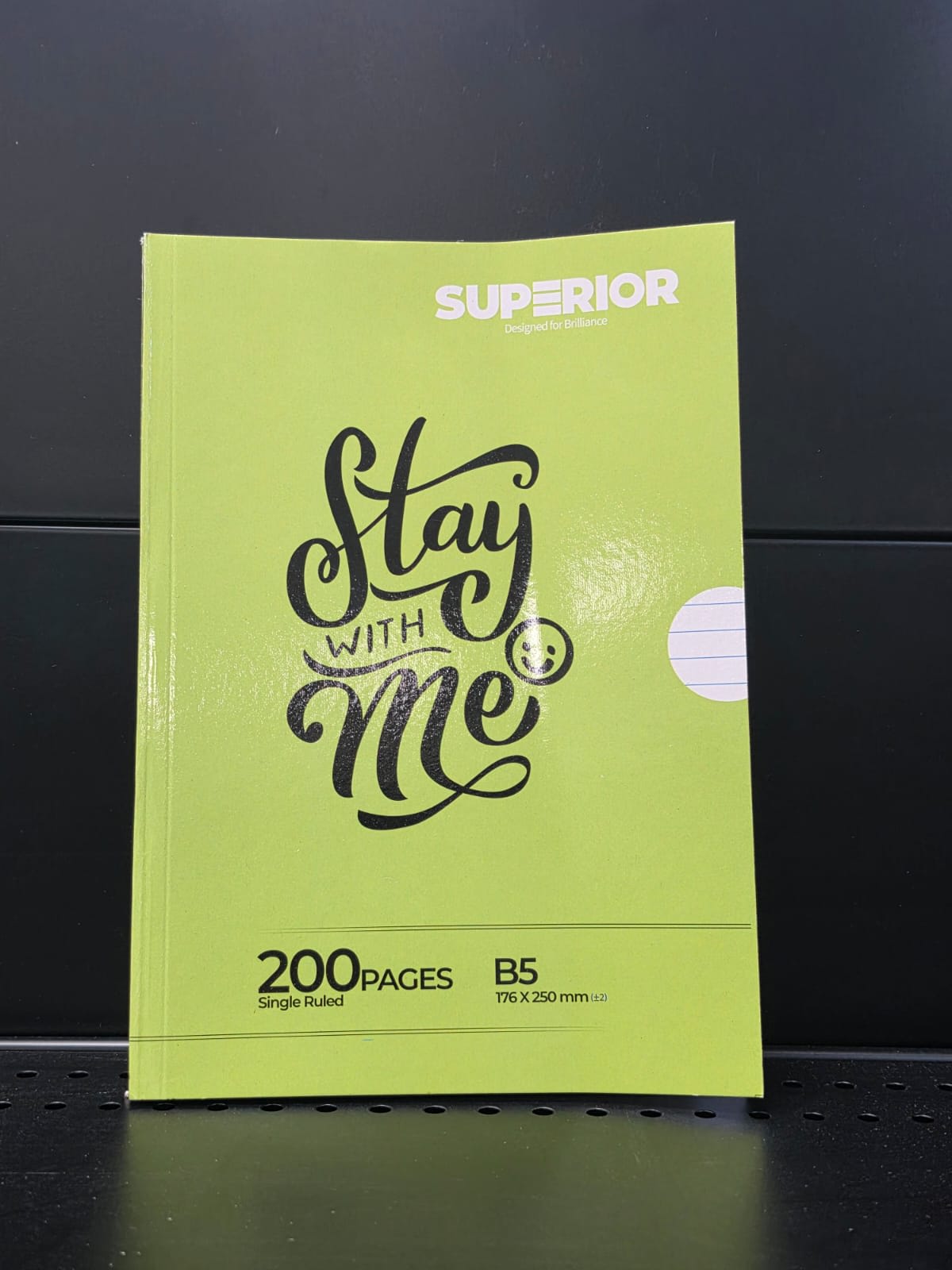 Superior B5 sinle rule 200p