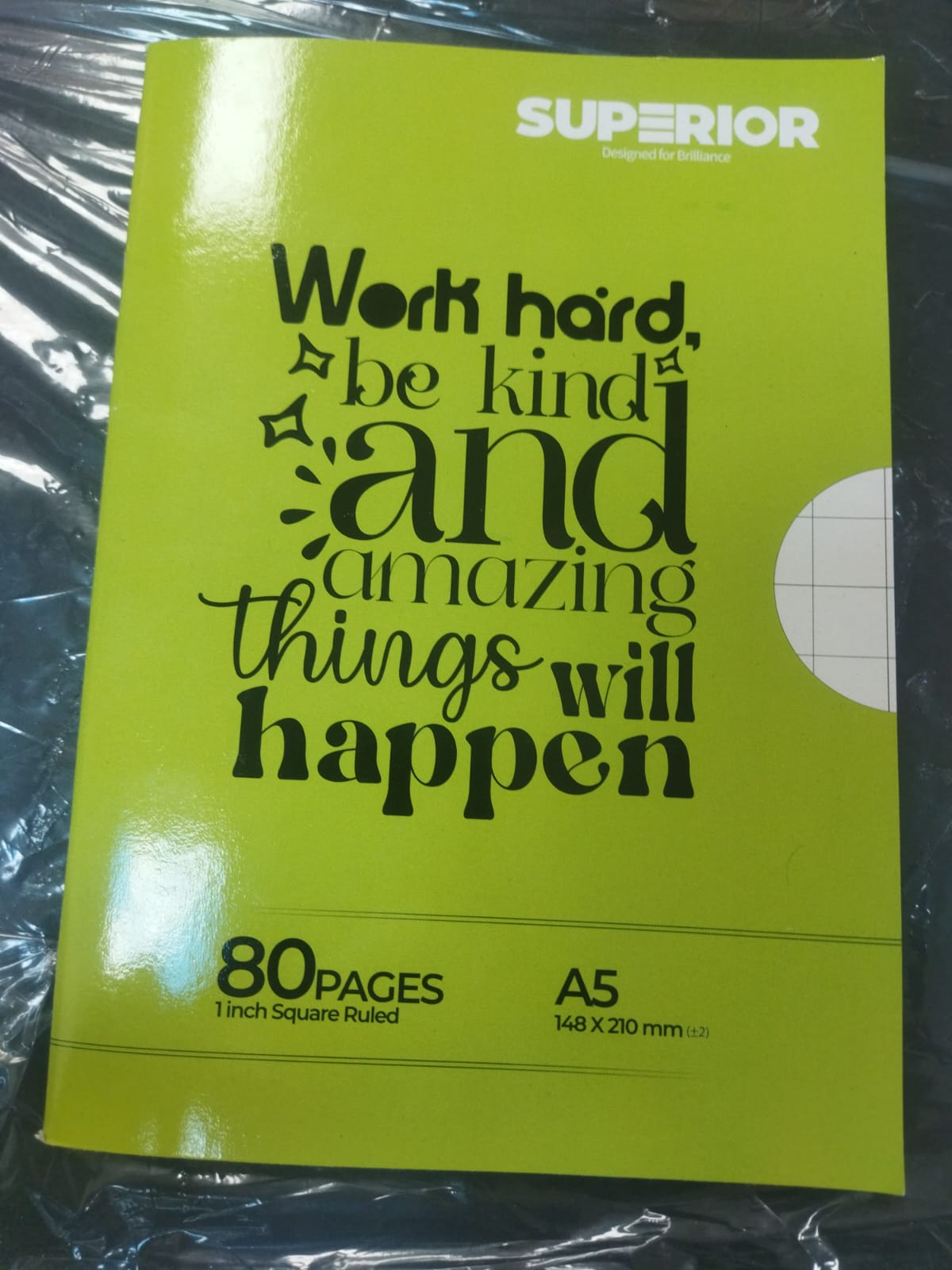 Superior A5 squard Rule 80p