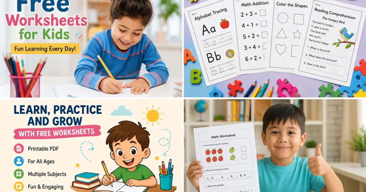 100+ Free Printable Worksheets Every Teacher Needs (2026–27 ...