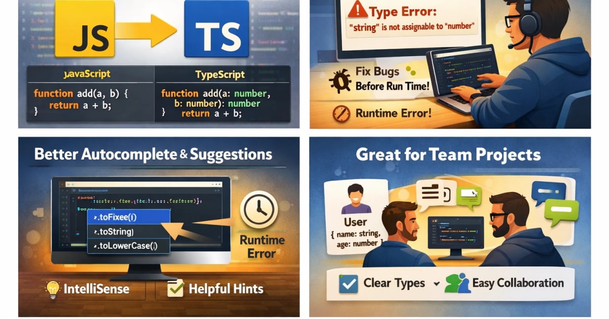 Why Learn TypeScript: 7 Powerful Reasons Every JavaScript Developer ...