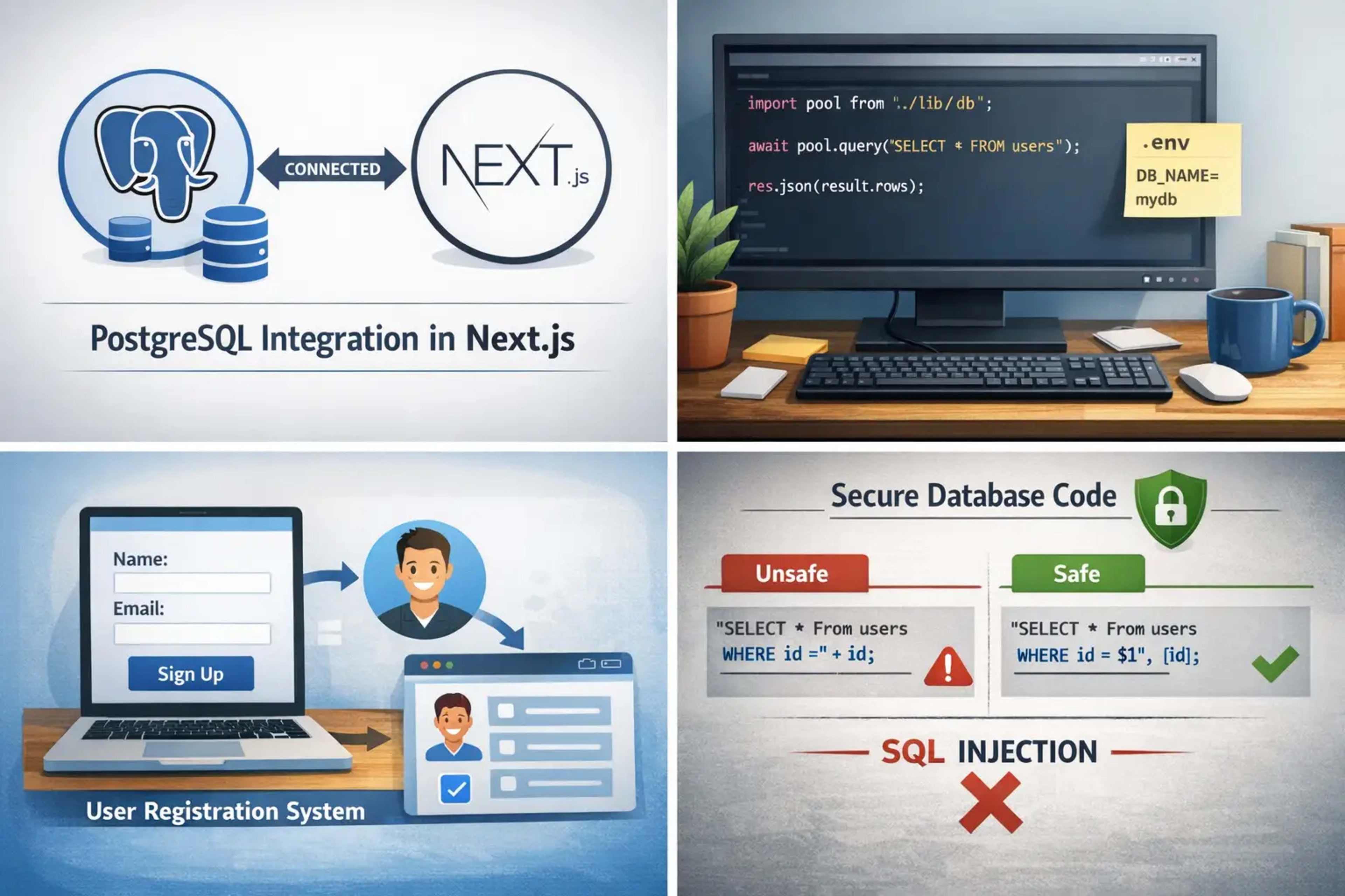 PostgreSQL Integration in Next.js