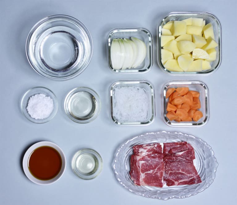 肉じゃがの完成イメージ