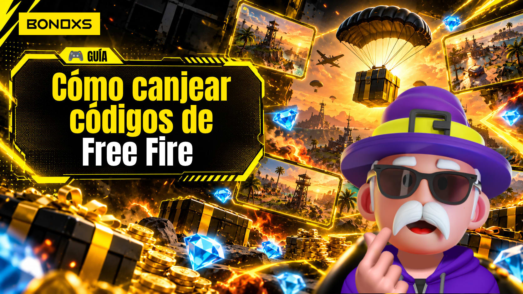 Cómo canjear códigos de Free Fire en el sitio de canje Rewards