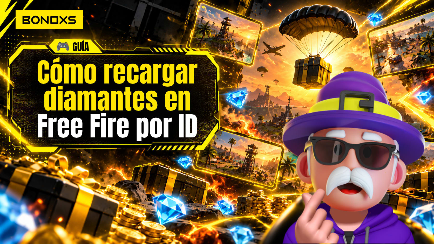 Cómo recargar diamantes en Free Fire por ID: guía paso a paso