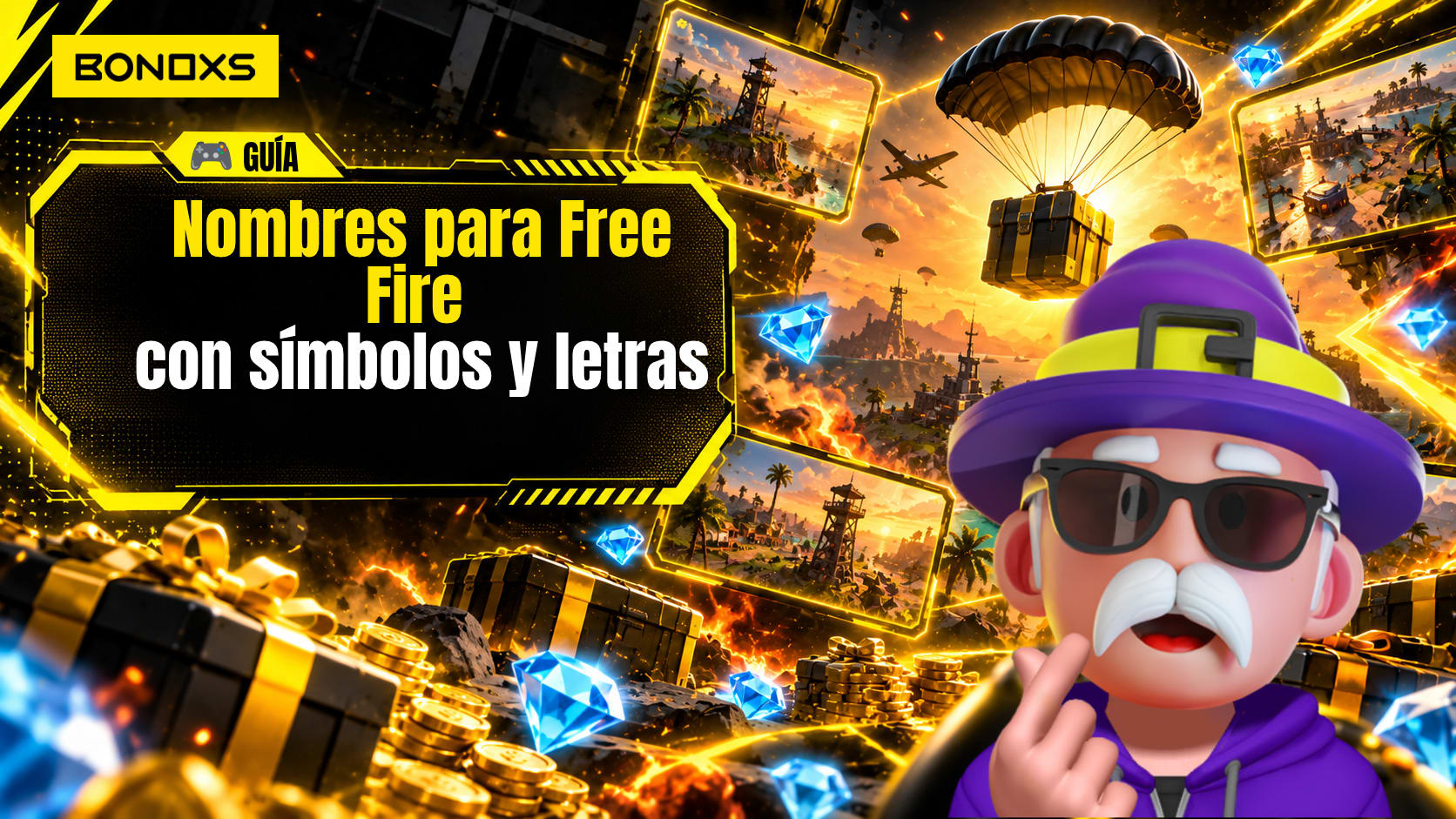 Nombres para Free Fire: ideas con símbolos y letras para tu nick