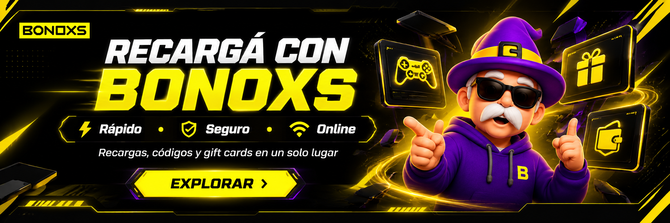 Recargá con Bonoxs: Robux
