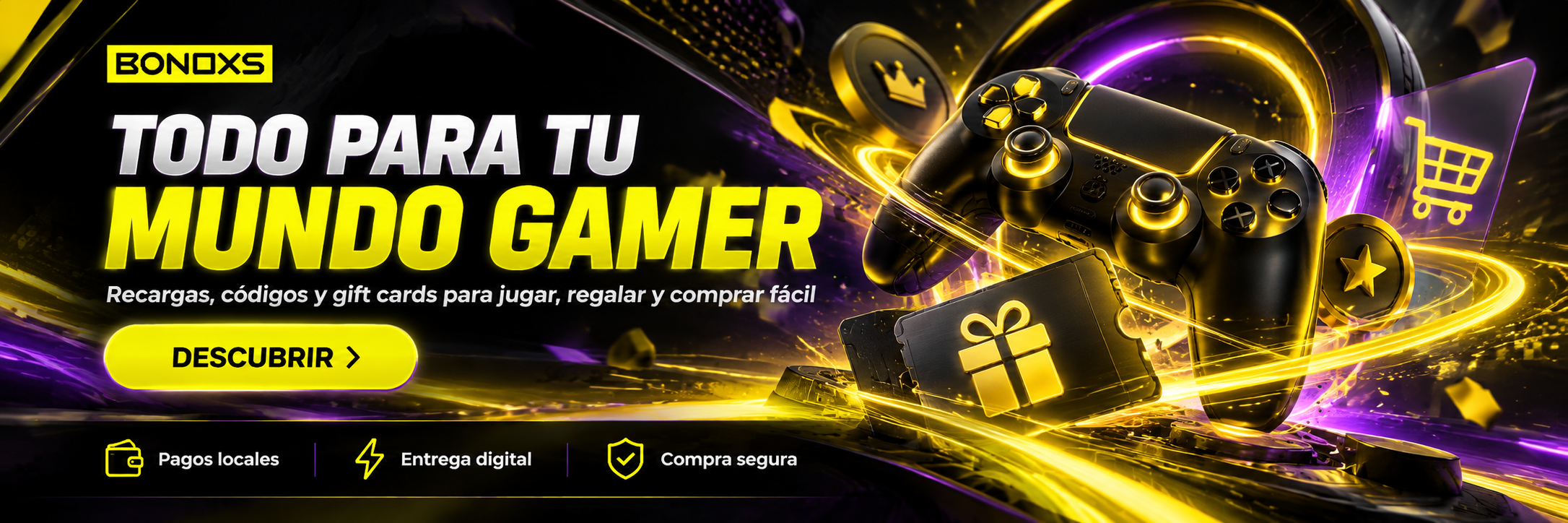 Todo para tu mundo gamer en Bonoxs: Robux