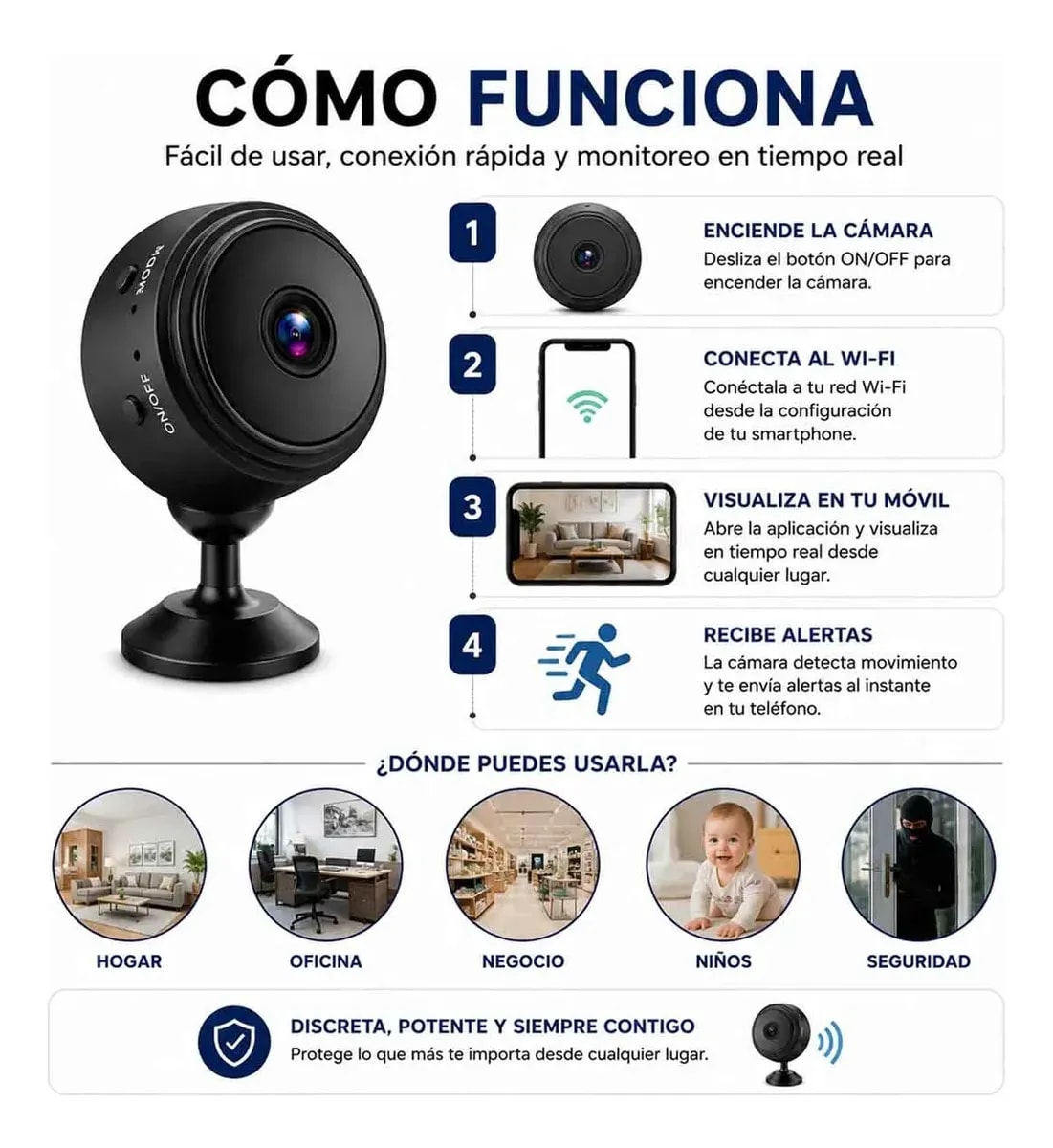 Mini Camara Espia A9, miniatura 4