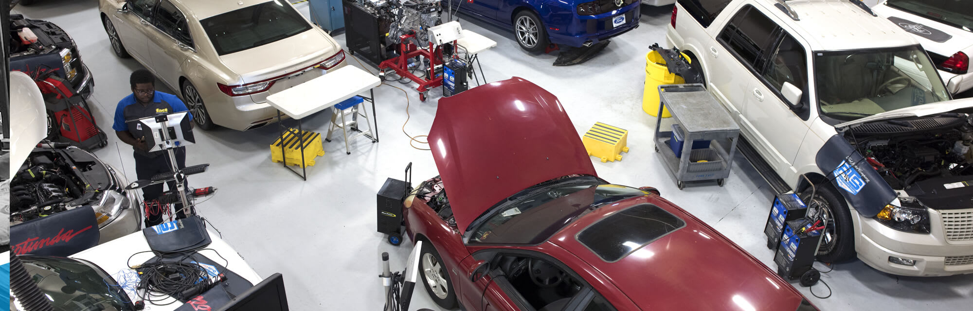 A Labs at NASCAR Technical Institute in Mooresville, North Carolina