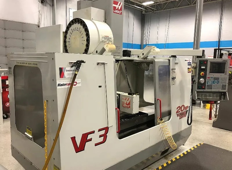 A CNC milling machine at a UTI lab.