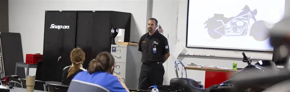 Motorcycle Mechanics Institute Classroom