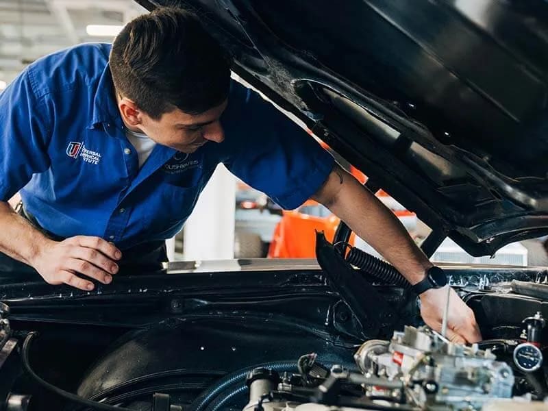 Students can train to become entry-level automotive technicians at UTI’s newest campus in Miramar, Florida.