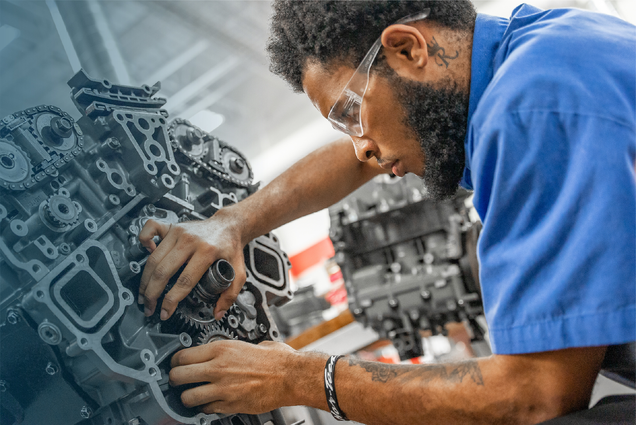 Hero background - mobile view