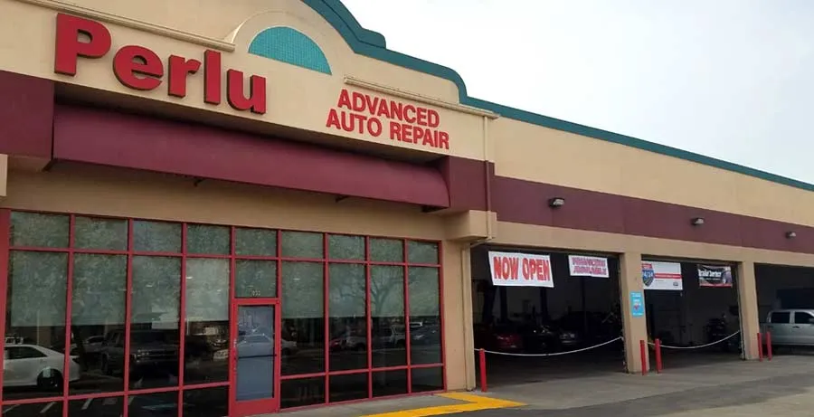 Perlu Advanced Auto Repair exterior opened by UTI Avondale graduate Richard Perez 