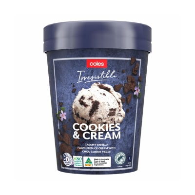 Coles Cookies and Cream