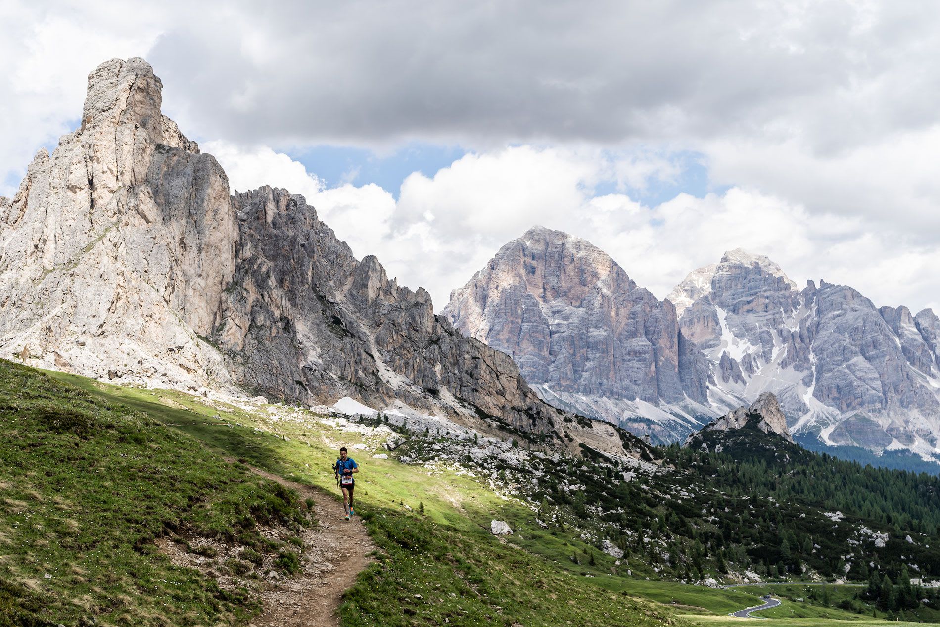 Trail running in Cortina d'Ampezzo Dolomiten, Cortina