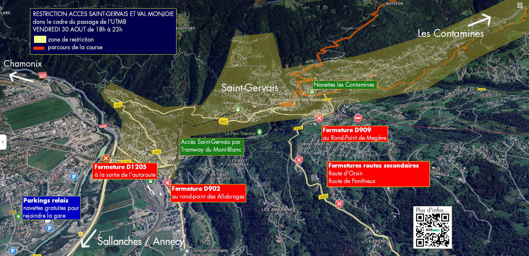 val monjoie road closure map