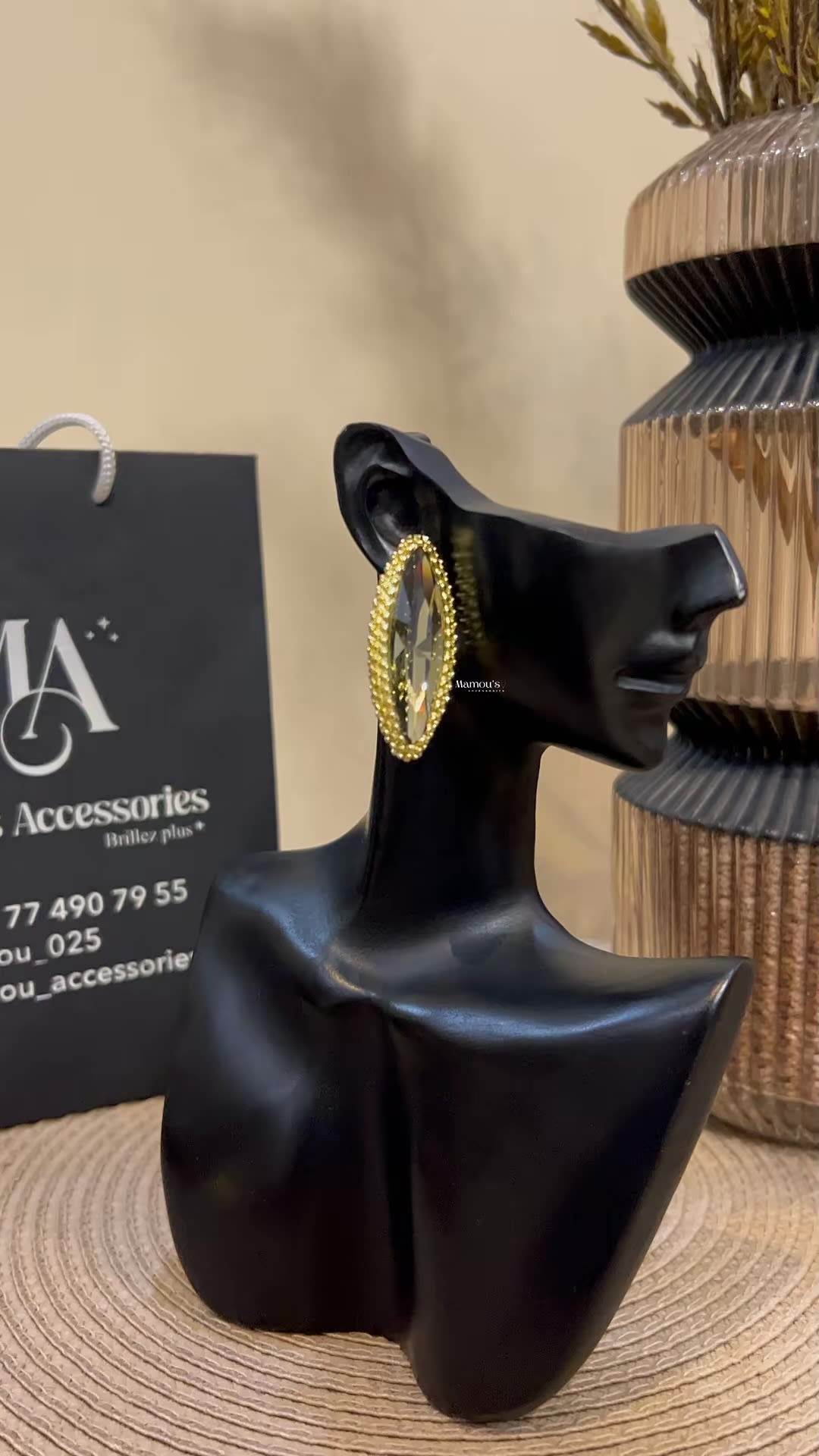 Boucle d’oreille Chaïma