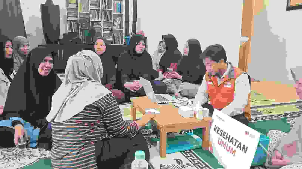 Bahagiakan Lansia, Rumah Zakat Hadirkan Layanan Cek Kesehatan di Majelis Taklim Al Insan