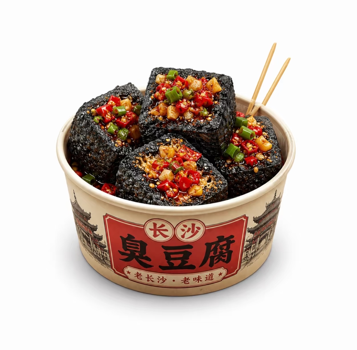 Changsha stinky tofu night snack