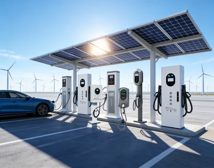 EV charging point (solar-ready)
