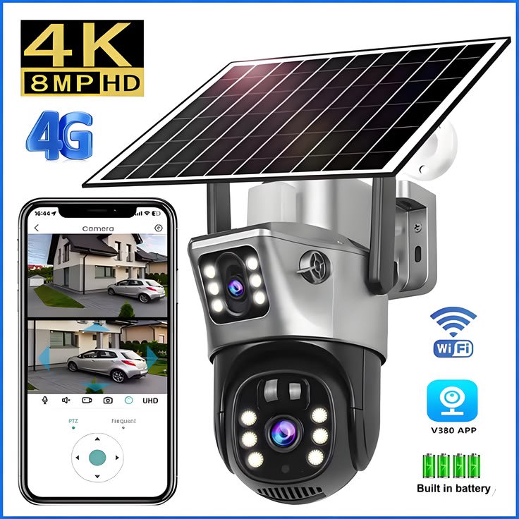 Solar CCTV camera kit