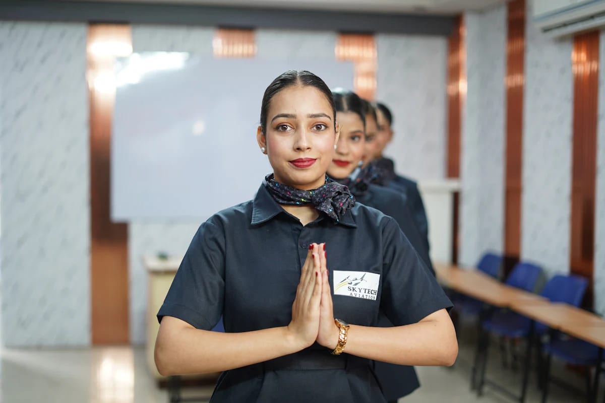 Hospitality staff greeting guests