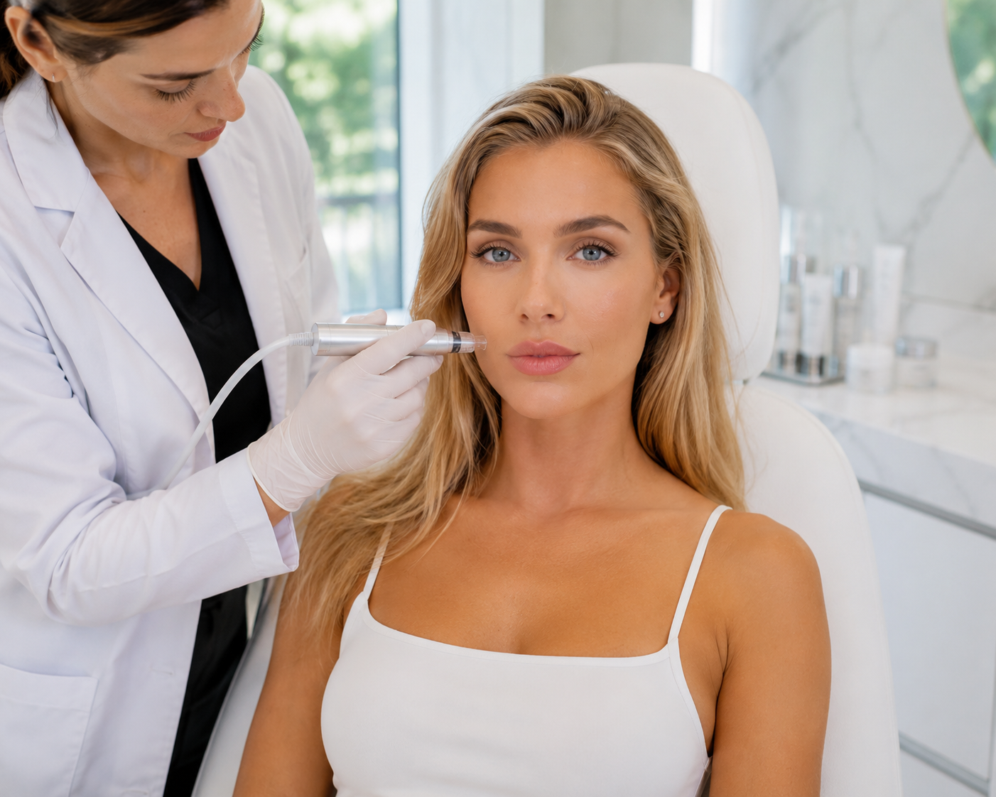 Tratamiento de medicina estética facial en Kallisté Clinic