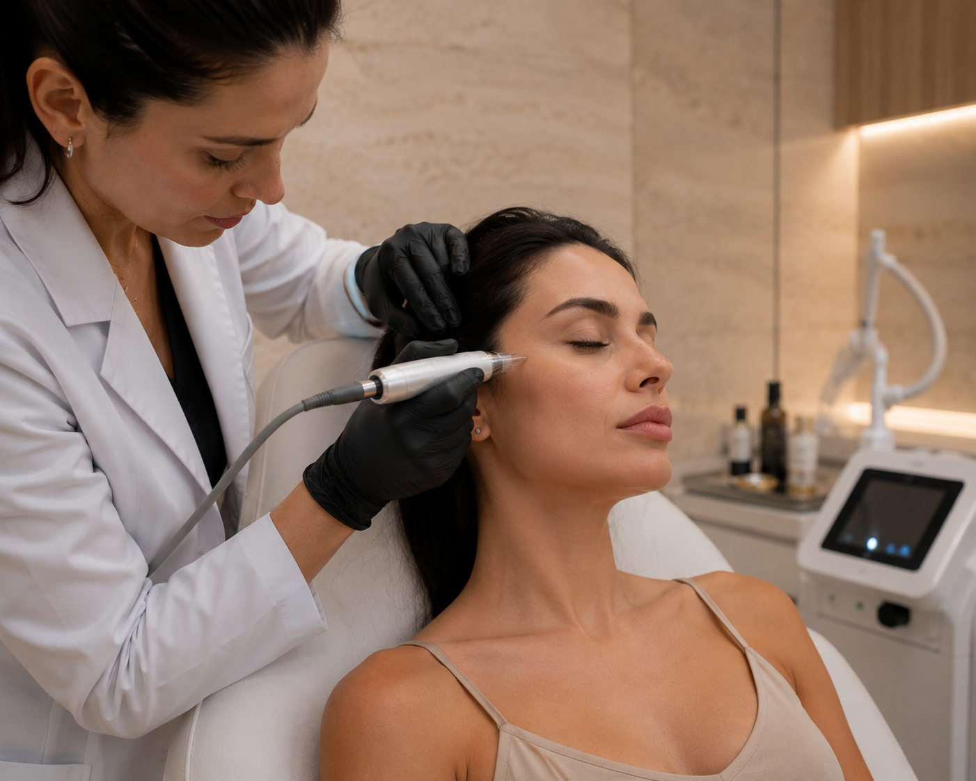 Tratamiento con Fibroblast Plasma Pen en Kallisté Clinic, Providencia