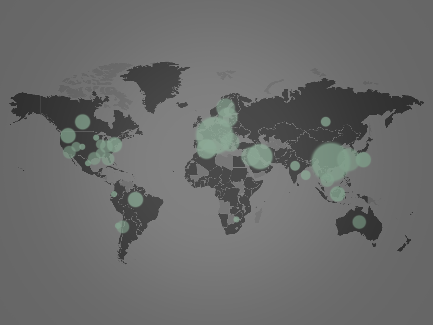 Coronavirus map