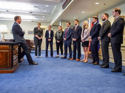 Carter and Students