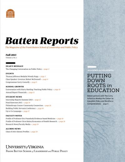 Batten Reports: Fall 2013