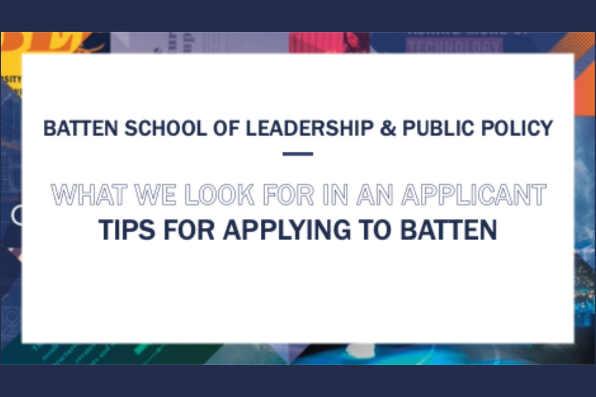 Tips for Applying to Batten