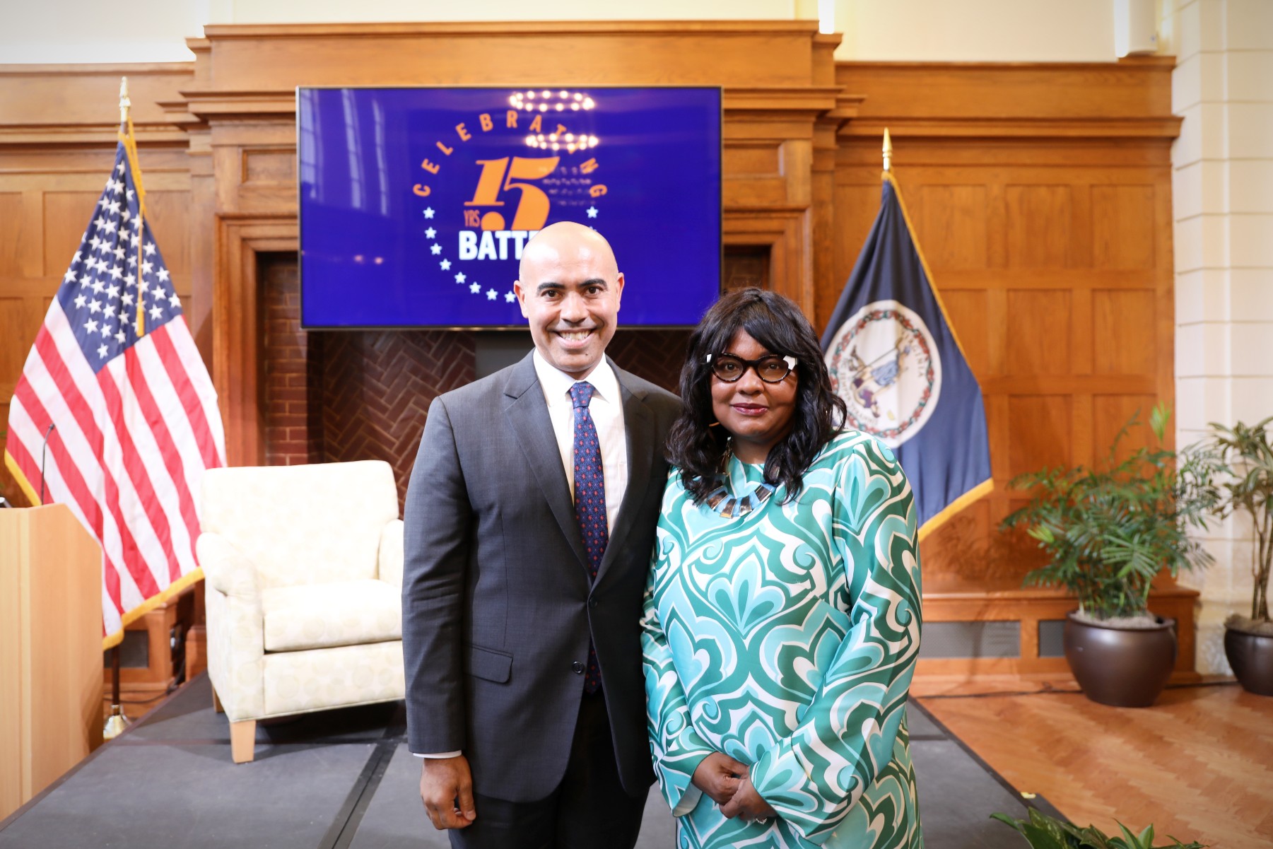 President Hinton and Dean Solomon