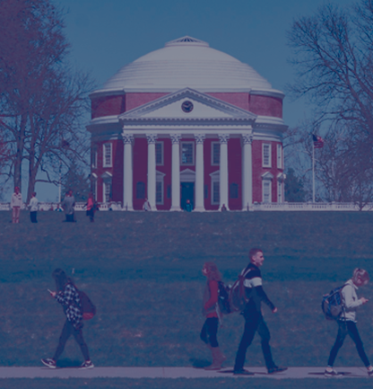 Rotunda with students