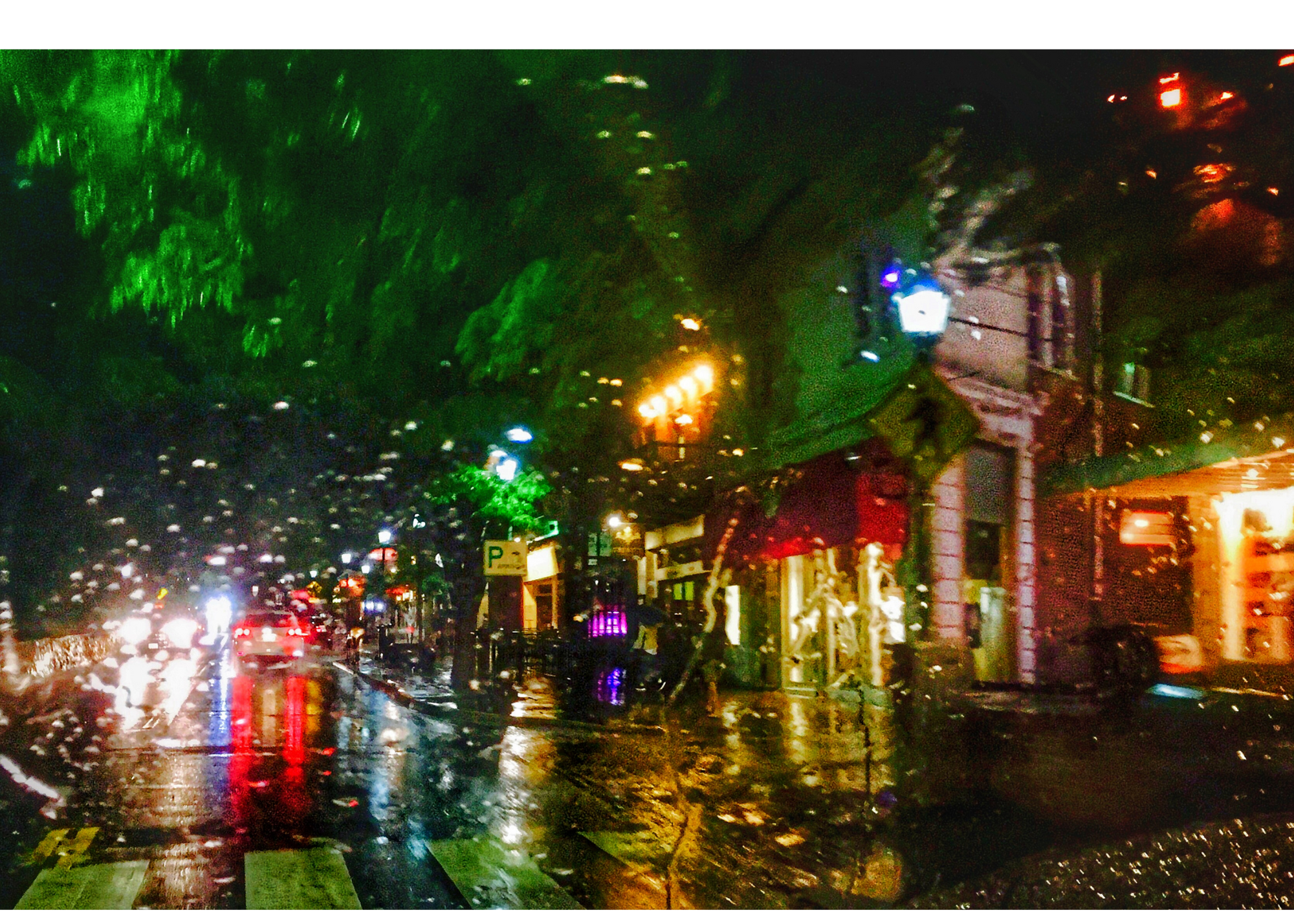 Charlottesville at night