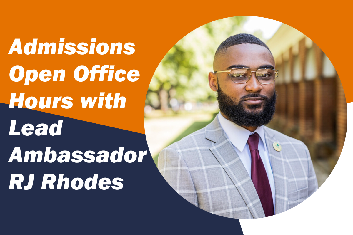 Admissions Open Office Hours with Lead Ambassador RJ Rhodes