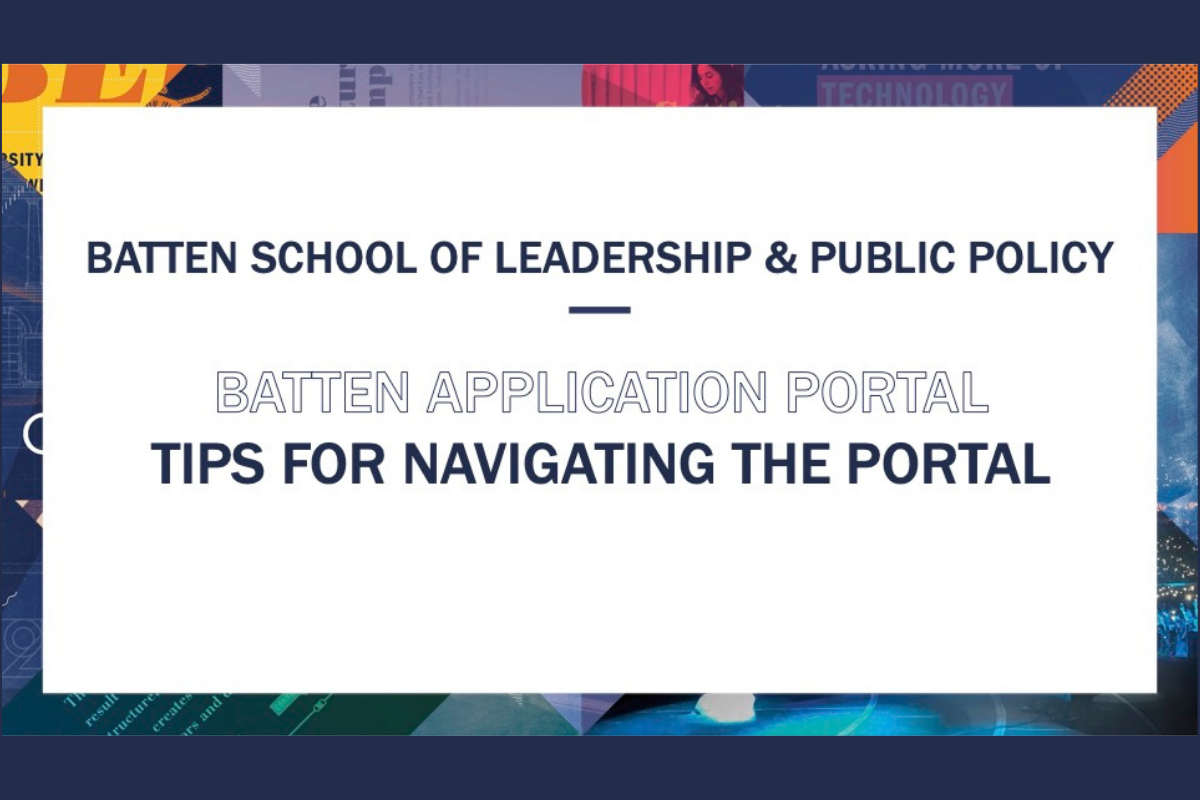 Tips for Navigating the Portal