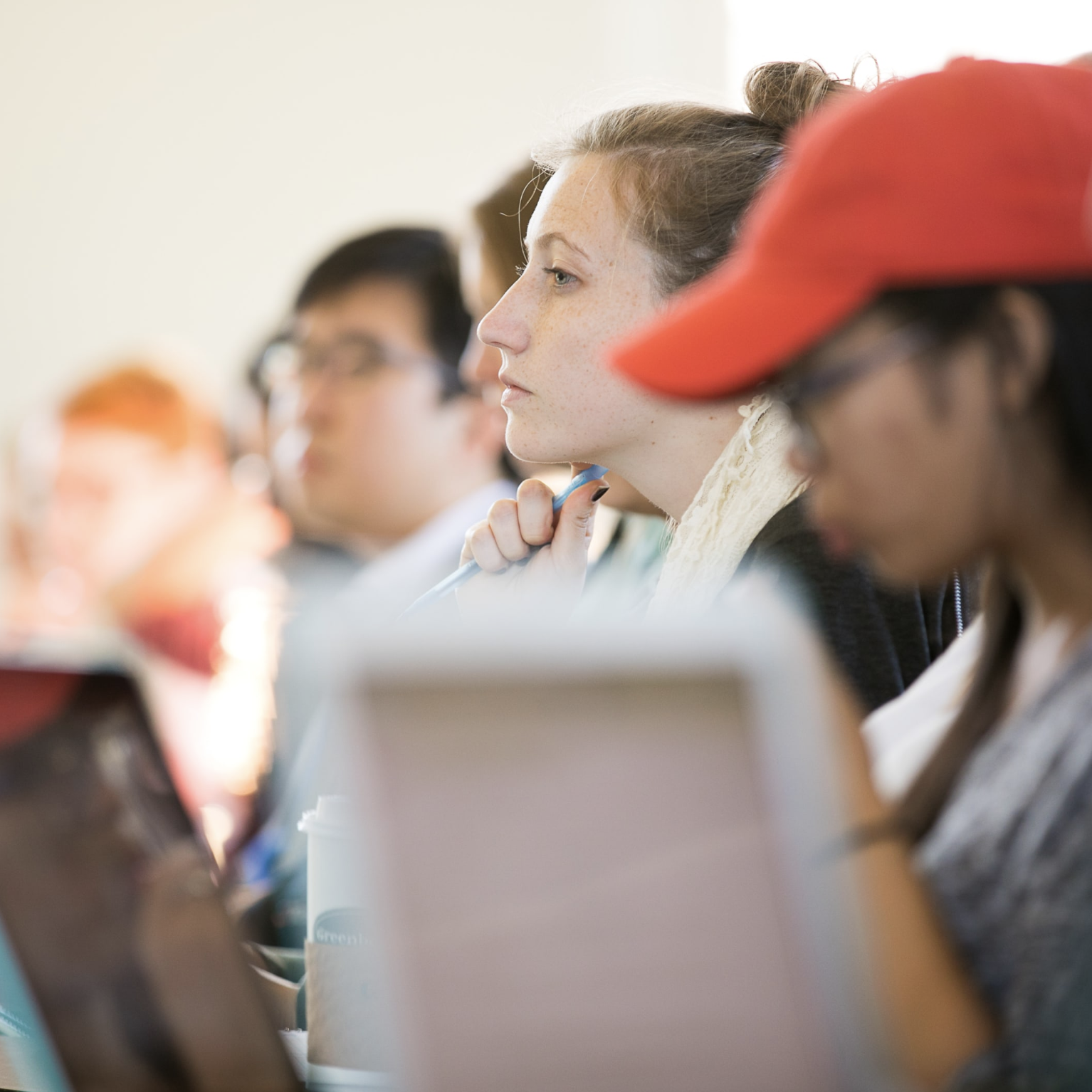 Students in class