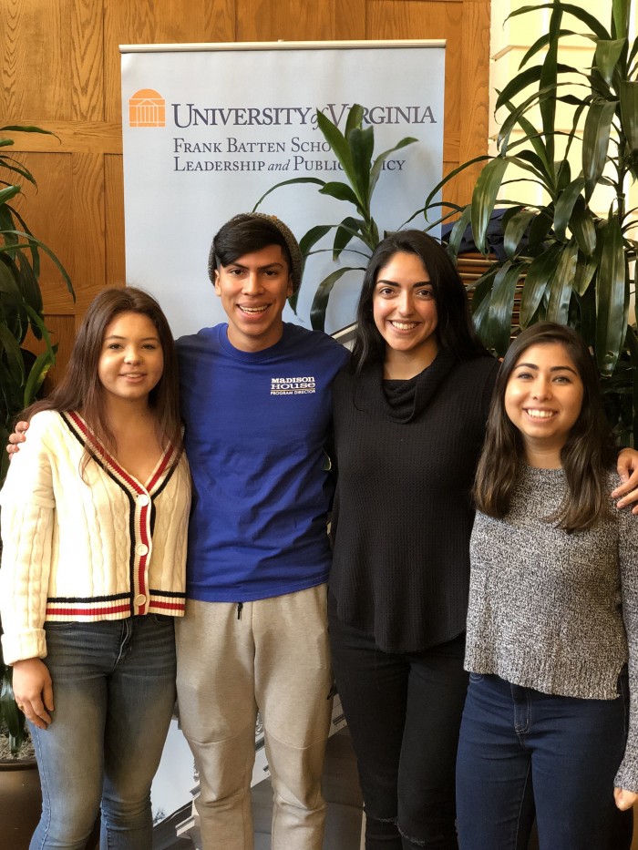 Several members of UVA Batten's Latinx Network