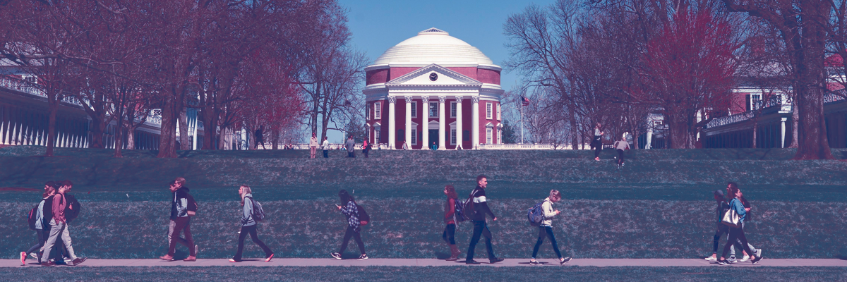 Rotunda with students