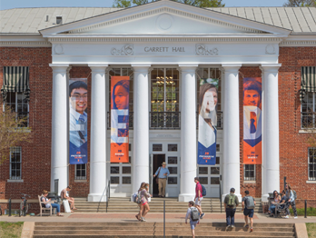 Front of Garrett Hall