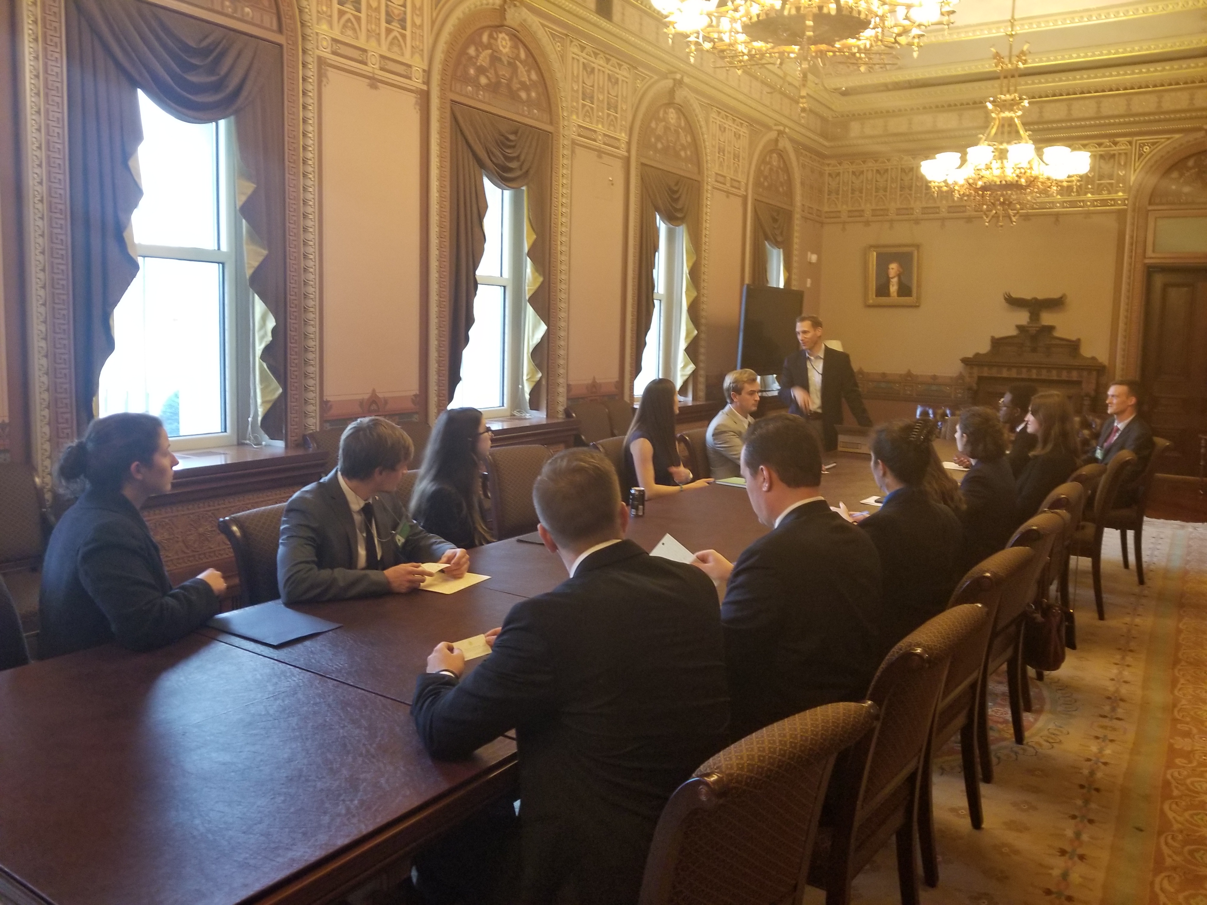 NSPC Students Meet with Pentagon and NSC Officials