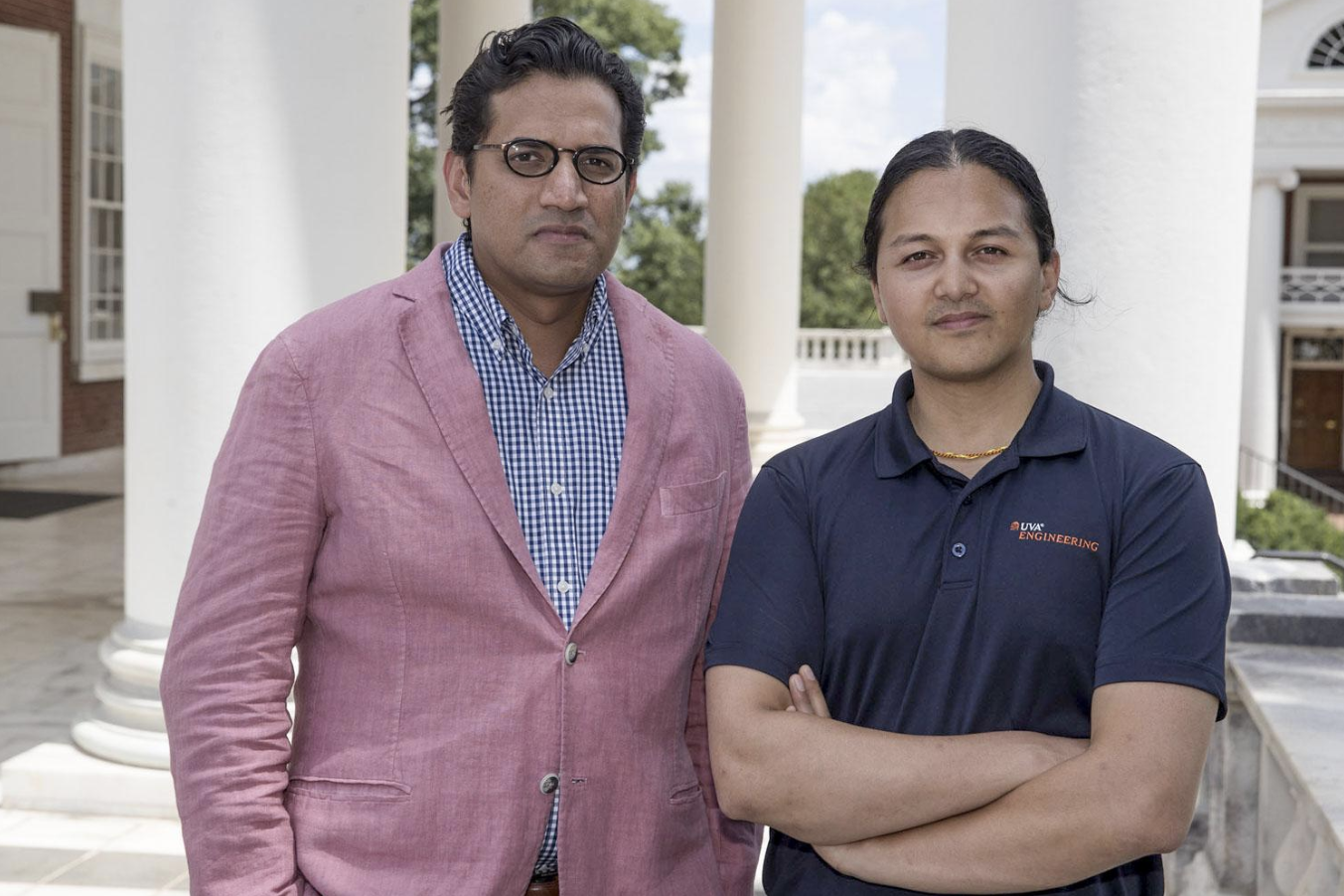 Batten Professor Bala Mulloth and UVA Engineering Professor Gaurav Giri