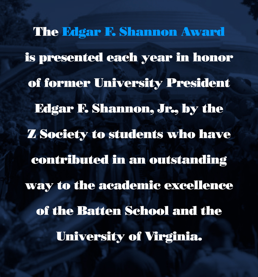 Edgar F. Shannon Award