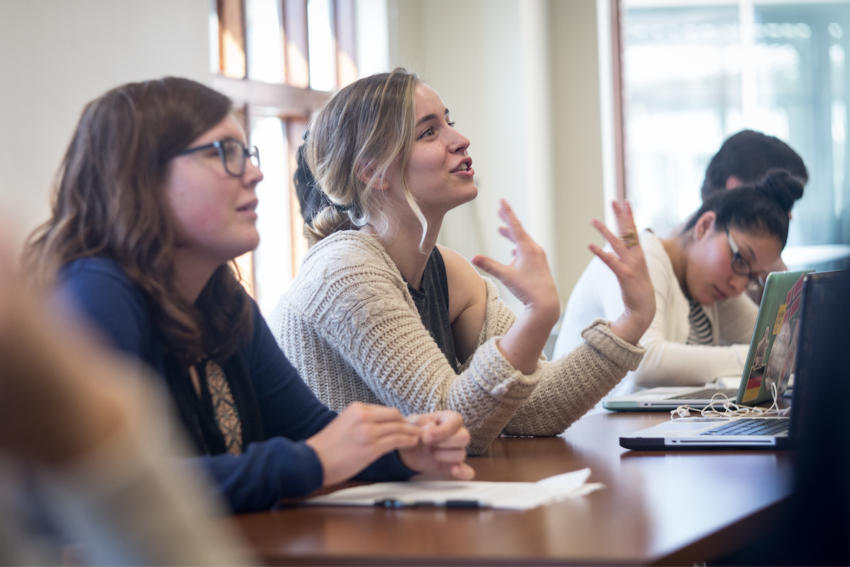 Students in class