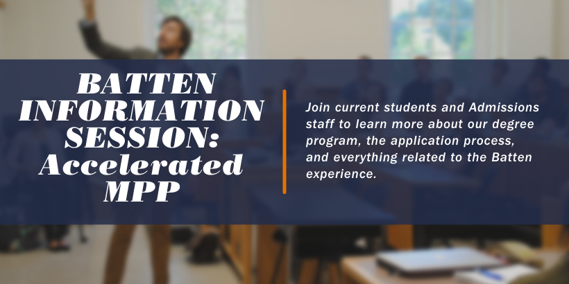 Batten Information Session: Accelerated MPP