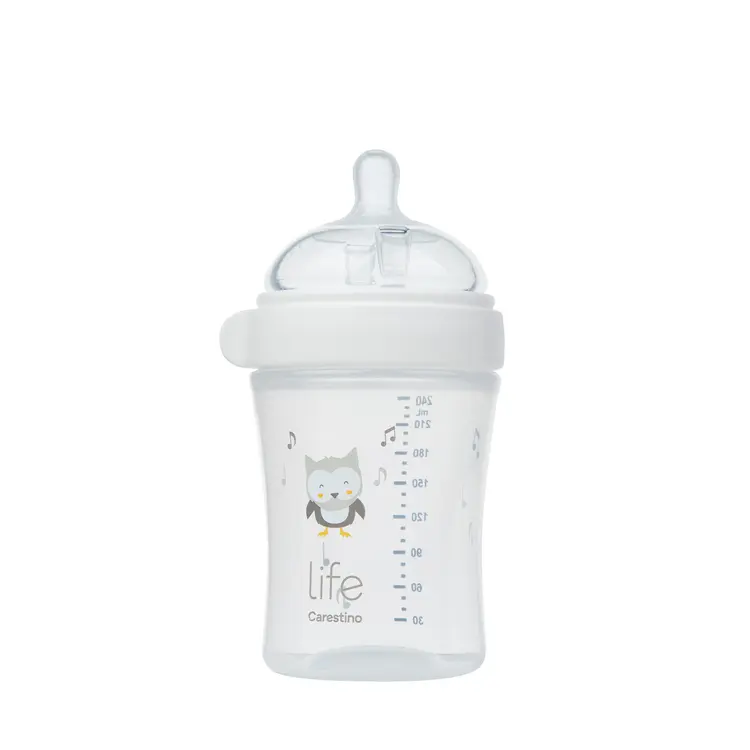 Mamadera 240ml Tetina 3m-CARESTINO 